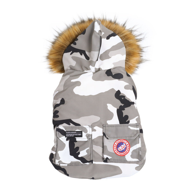 Veste Doudoune Camouflage pour Chien – Chaude et Stylée
