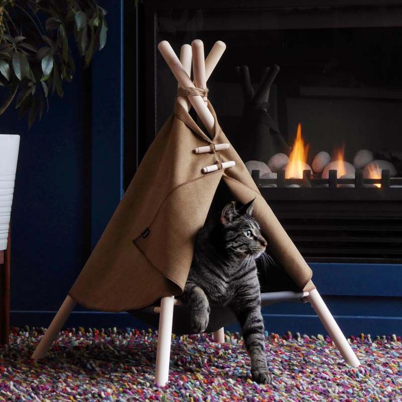 Tente Indien pour chat ou petit chien – Un coin cosy et stylé