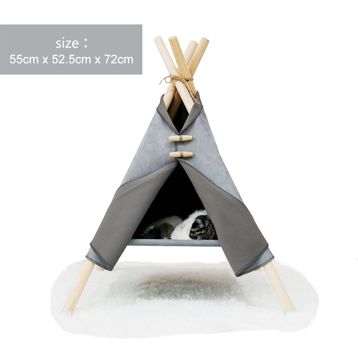 Tente Indien pour chat ou petit chien – Un coin cosy et stylé