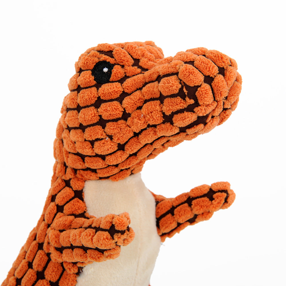 Jouet Dinosaure en Peluche pour Chien - Couineur Interactif